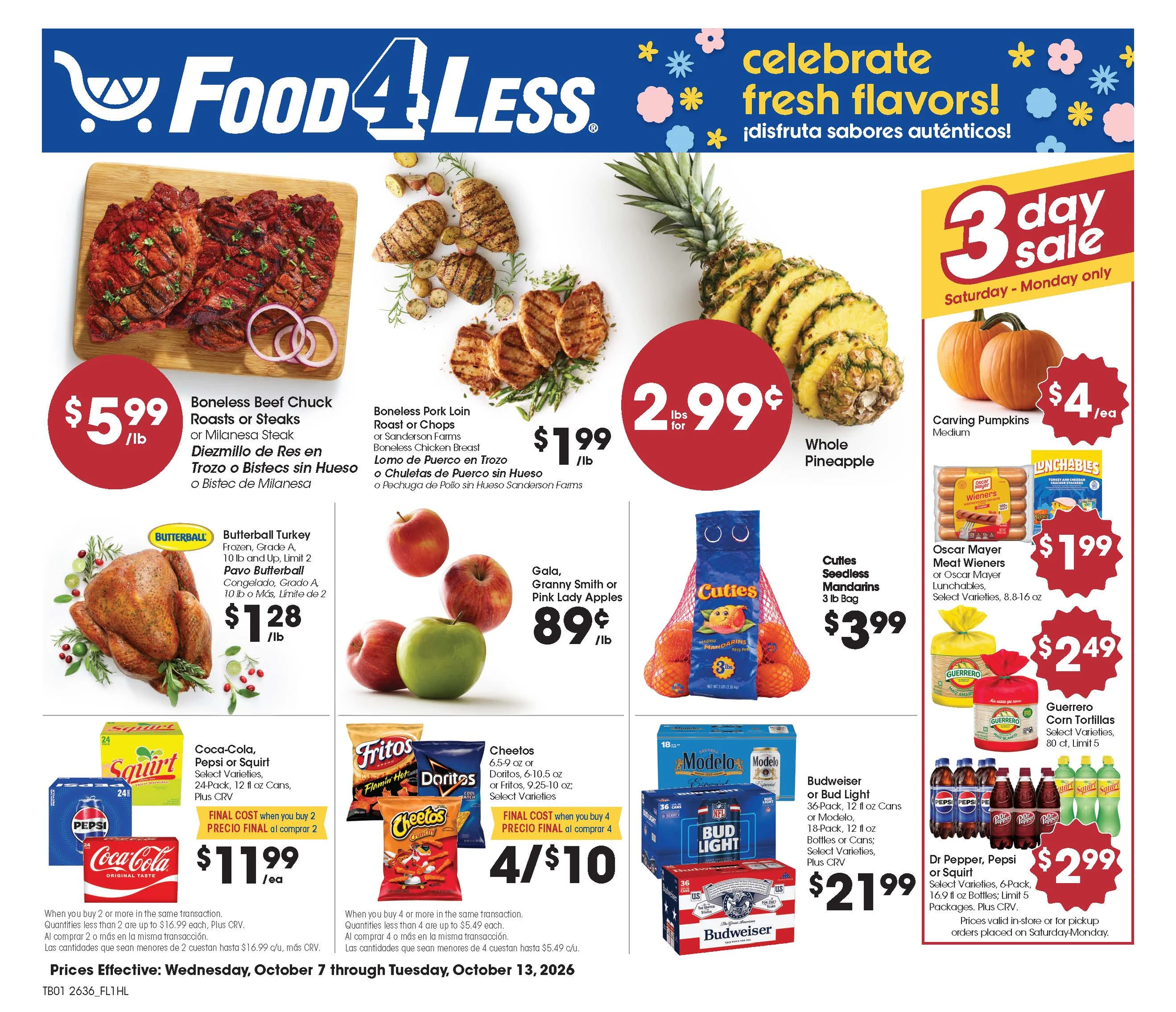 Food 4 Less Cathedral City Marketplace Weekly Ad Print - Page 1