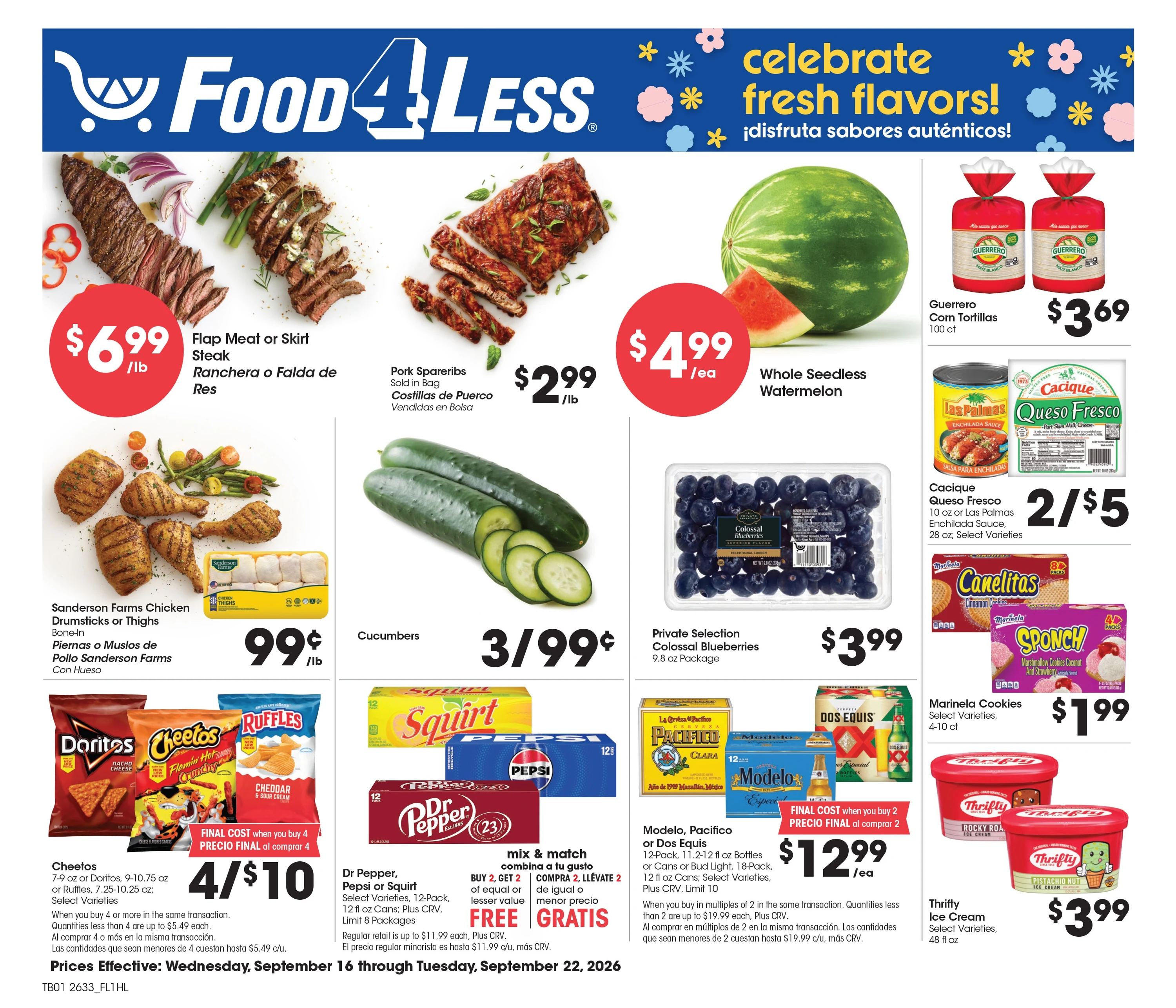 Food 4 Less Cathedral City Marketplace Weekly Ad Print - Page 1