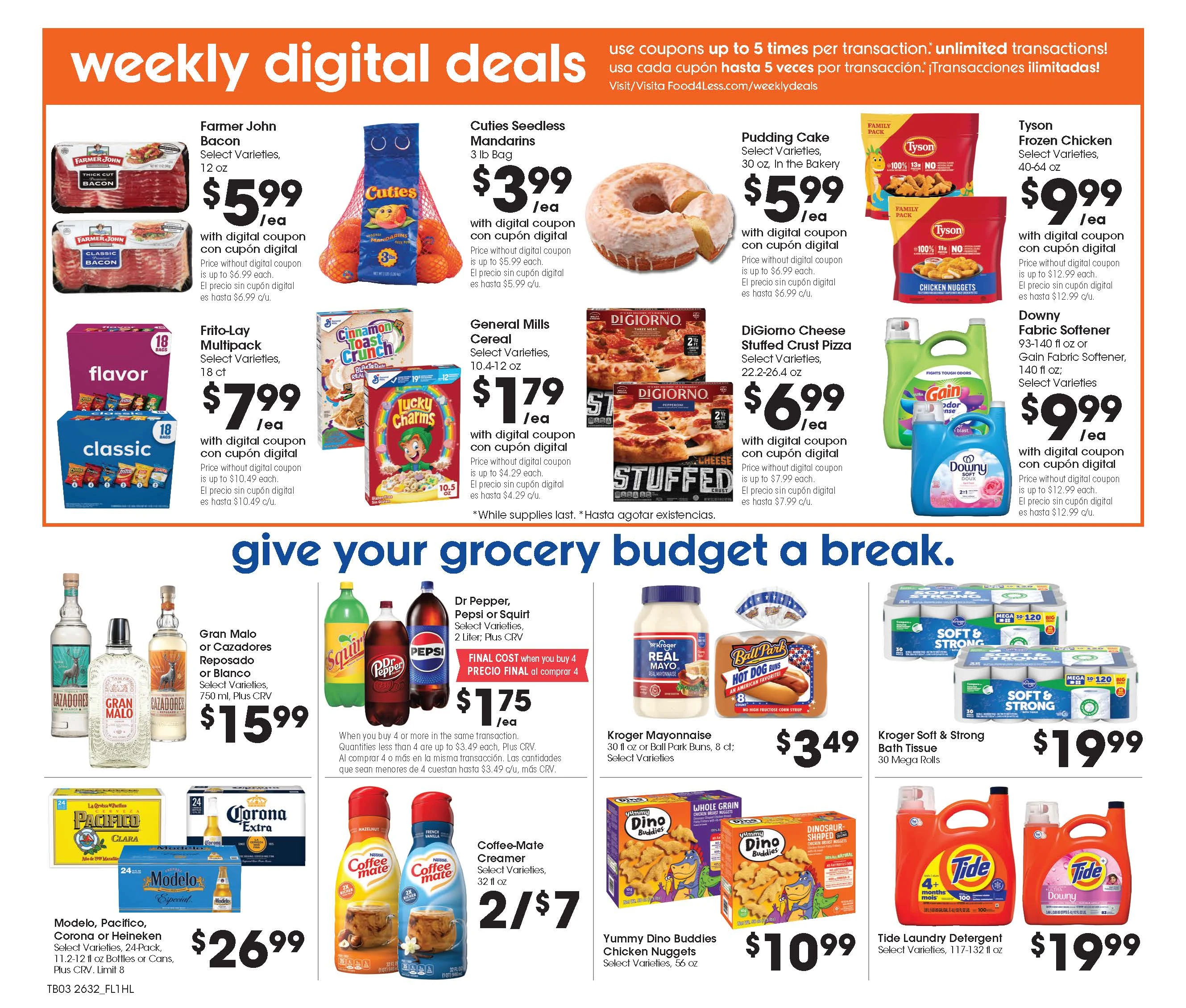 Food 4 Less Cathedral City Marketplace Weekly Ad Print - Page 4