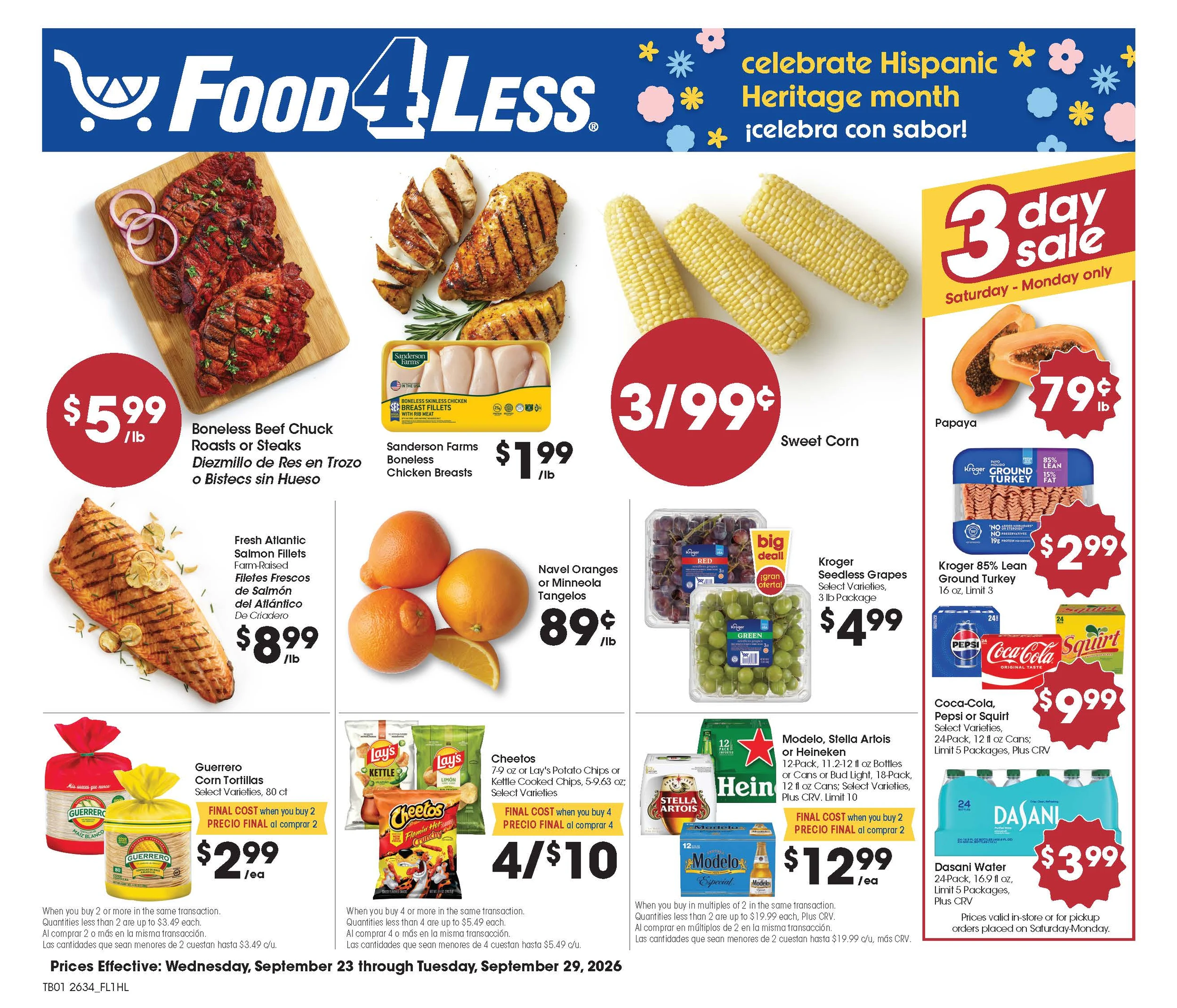 Food 4 Less Cathedral City Marketplace Weekly Ad Print - Page 1