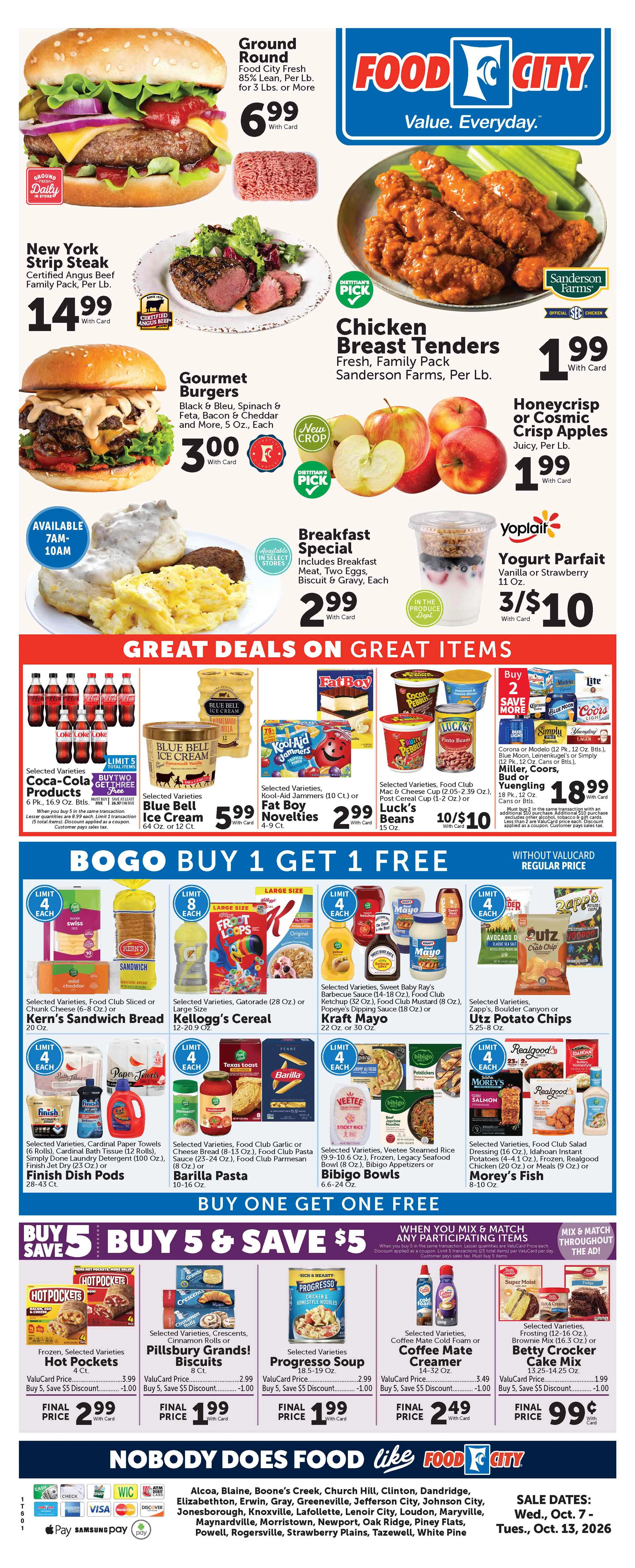 Food City East Tennessee Weekly Ad - Page 1