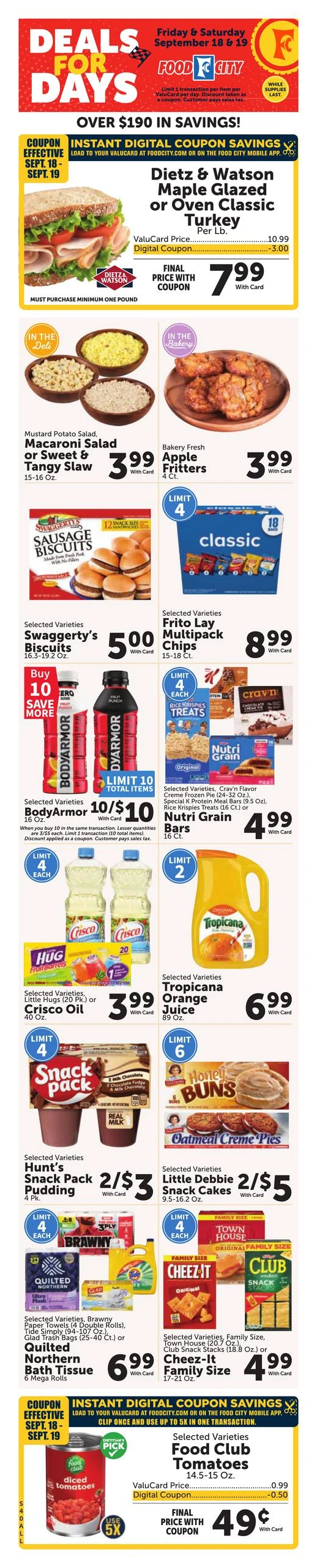 Food City East Tennessee Weekly Ad Sep 16 - 22, 2026 - Page 3