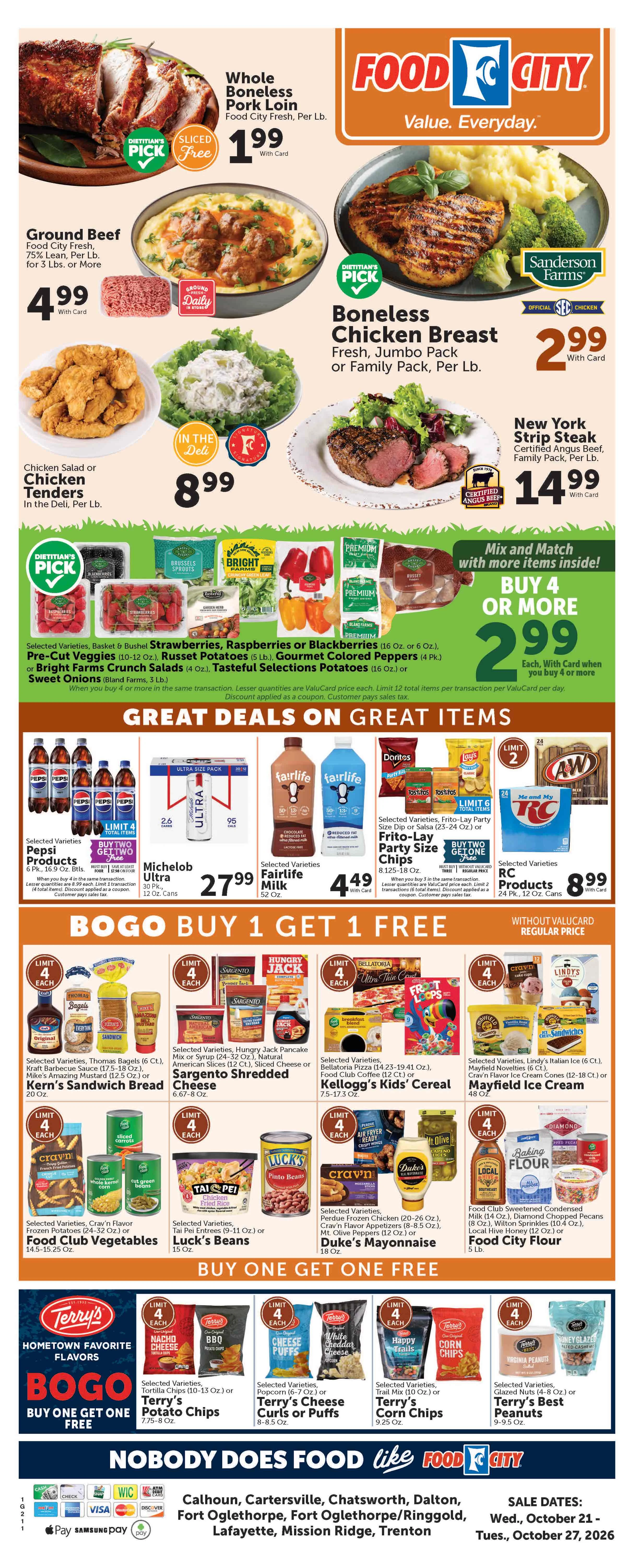 Food City Georgia/Alabama Weekly Ad - Page 1