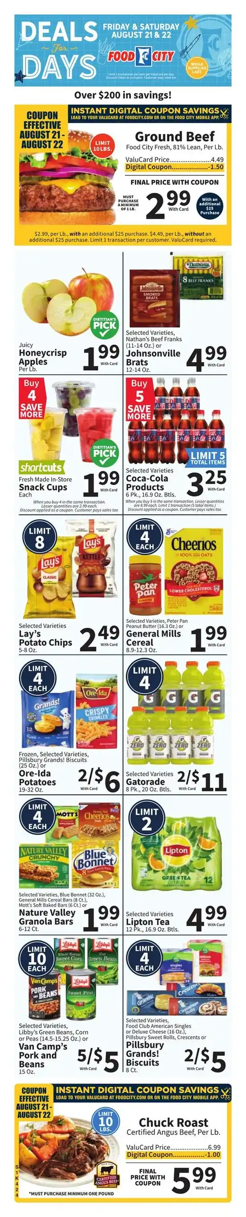 Weekly Ad Aug 19 - 25, 2026