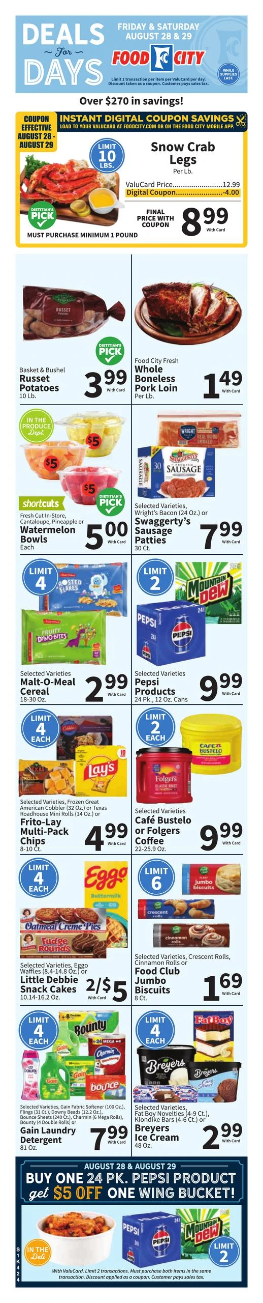 Food City Kentucky Weekly Ad Aug 26 - Sep 1, 2026 - Page 1