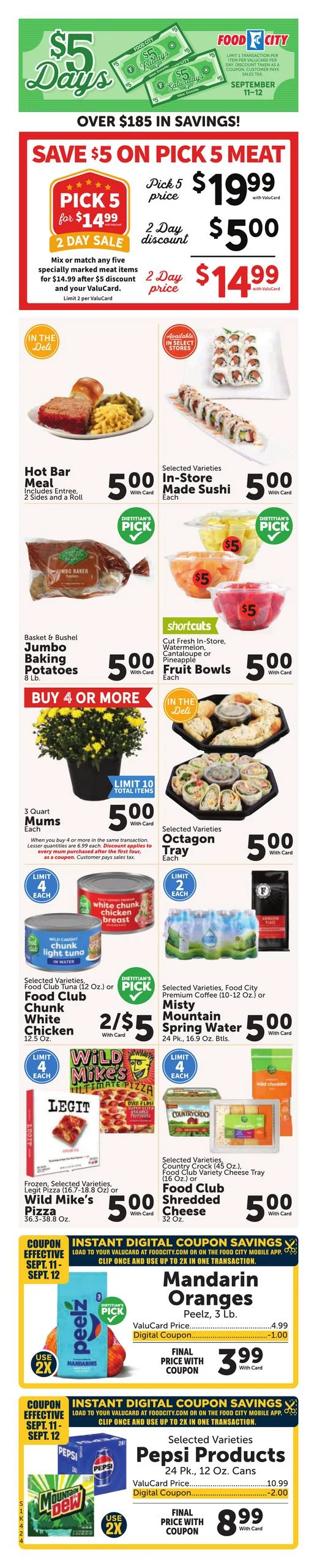 Food City Southwest Virginia Weekly Ad Sep 9 - 15, 2026 - Page 1