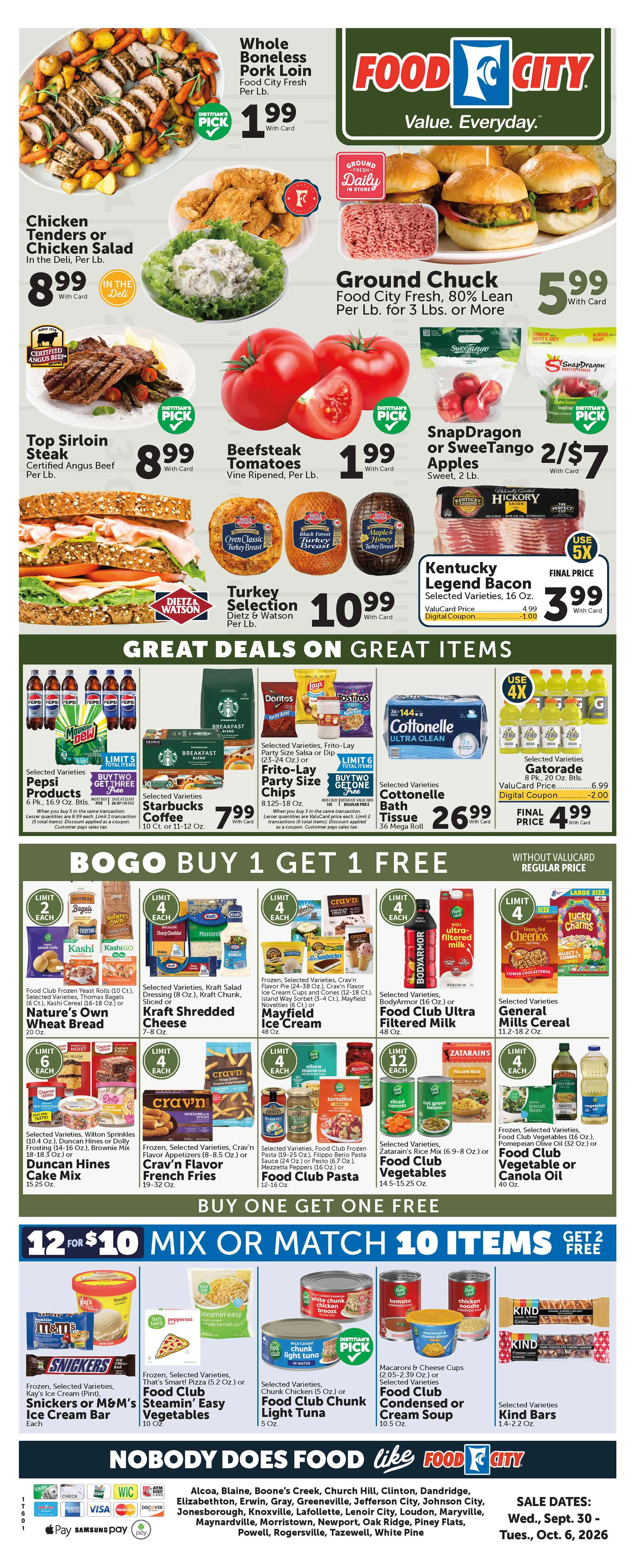 Food City Tri-Cities / Border Weekly Ad - Page 1