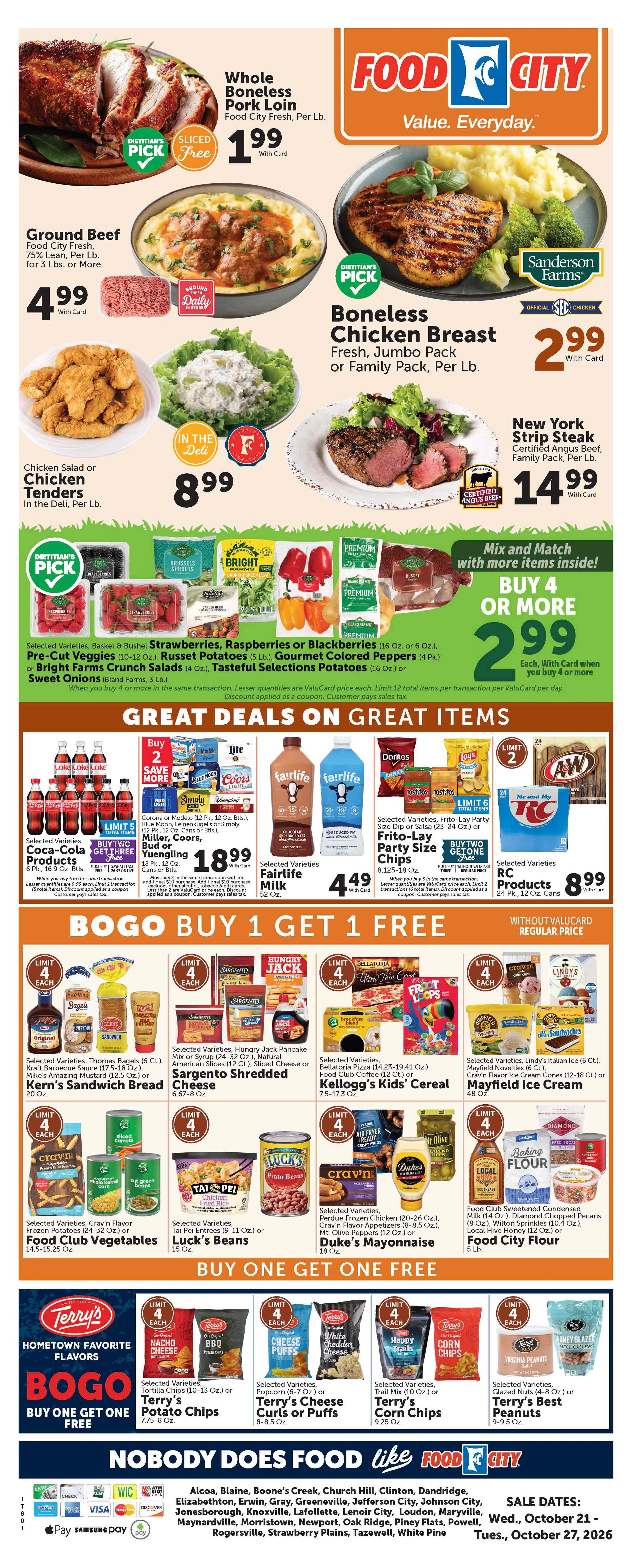 Food City Tri-Cities / Border Weekly Ad - Page 1