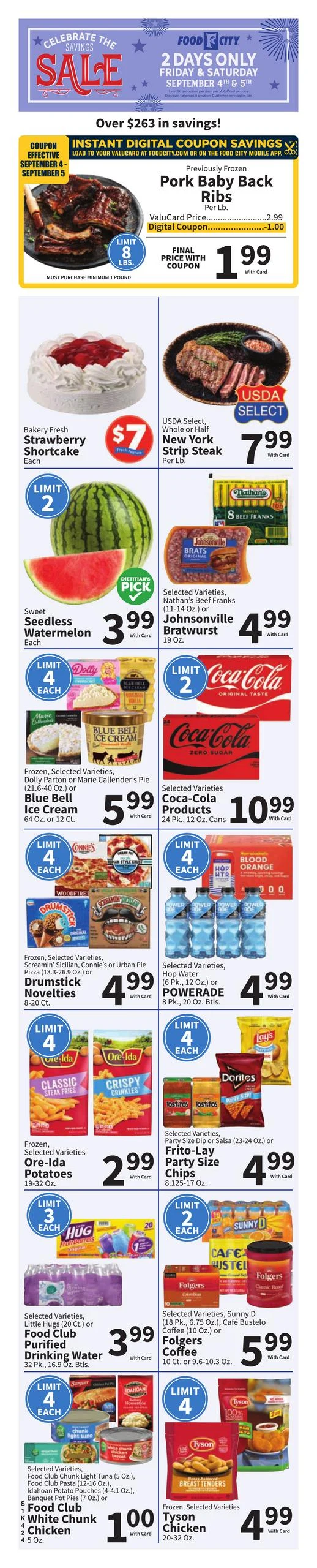 Food City Tri-Cities / Border Weekly Ad Sep 2 - 8, 2026 - Page 1