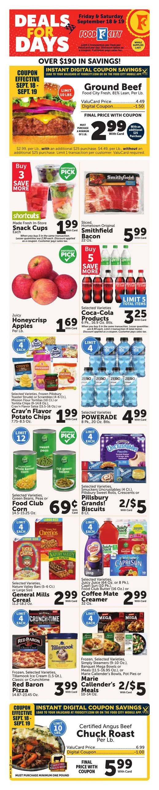 Food City Tri-Cities / Border Weekly Ad Sep 16 - 22, 2026 - Page 1