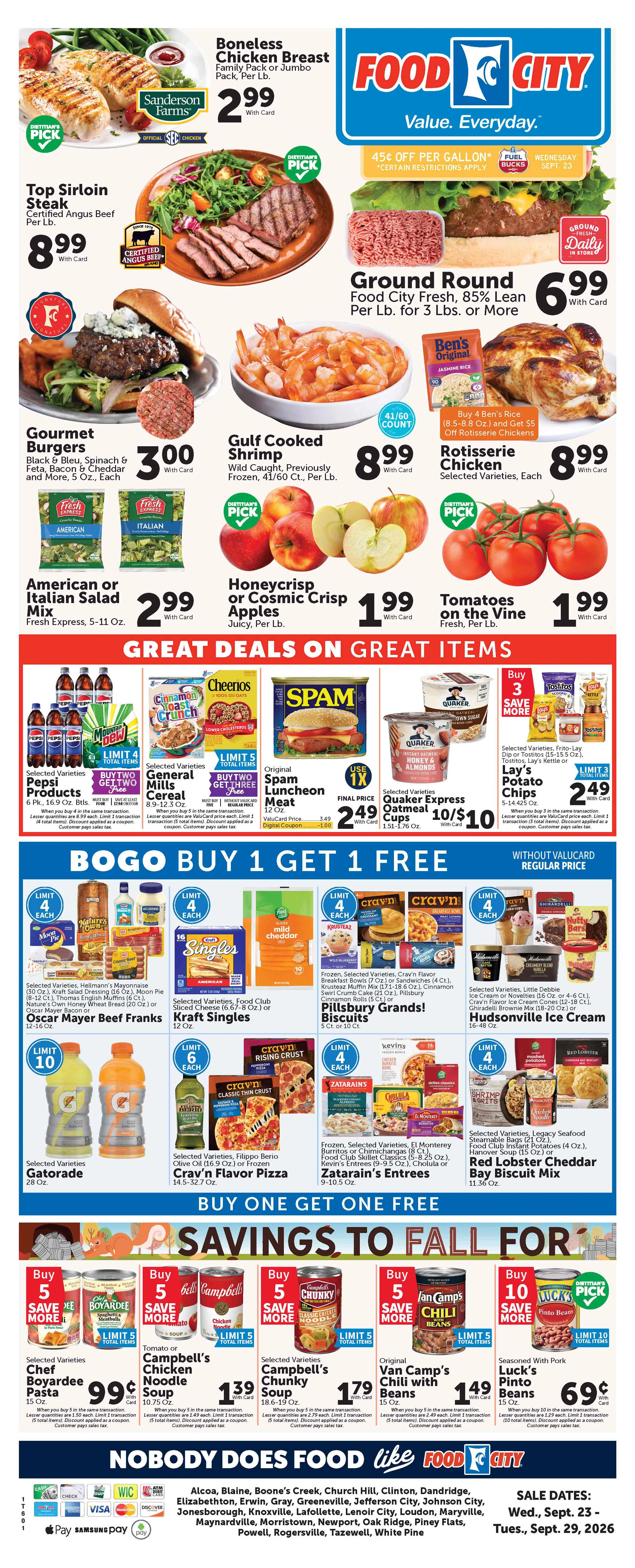 Food City Tri-Cities / Border Weekly Ad - Page 1