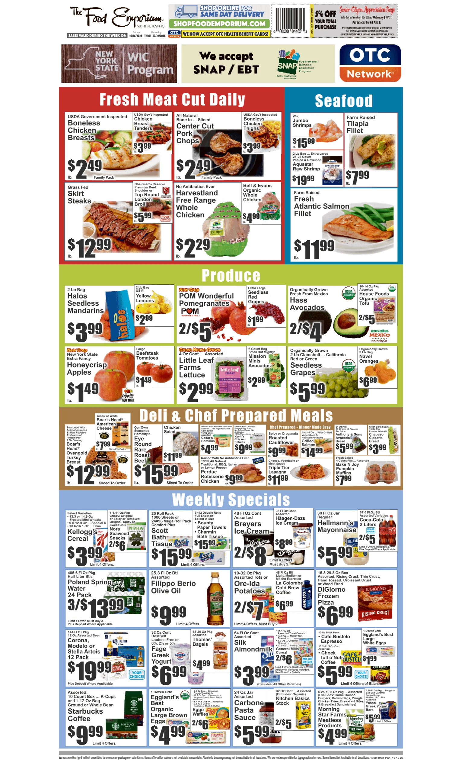 Food Emporium Food Emporium Weekly Circular - Page 1