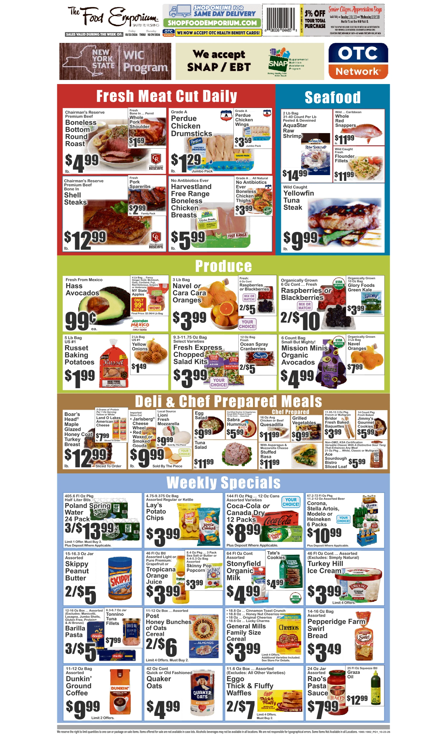 Food Emporium Food Emporium Weekly Circular - Page 1