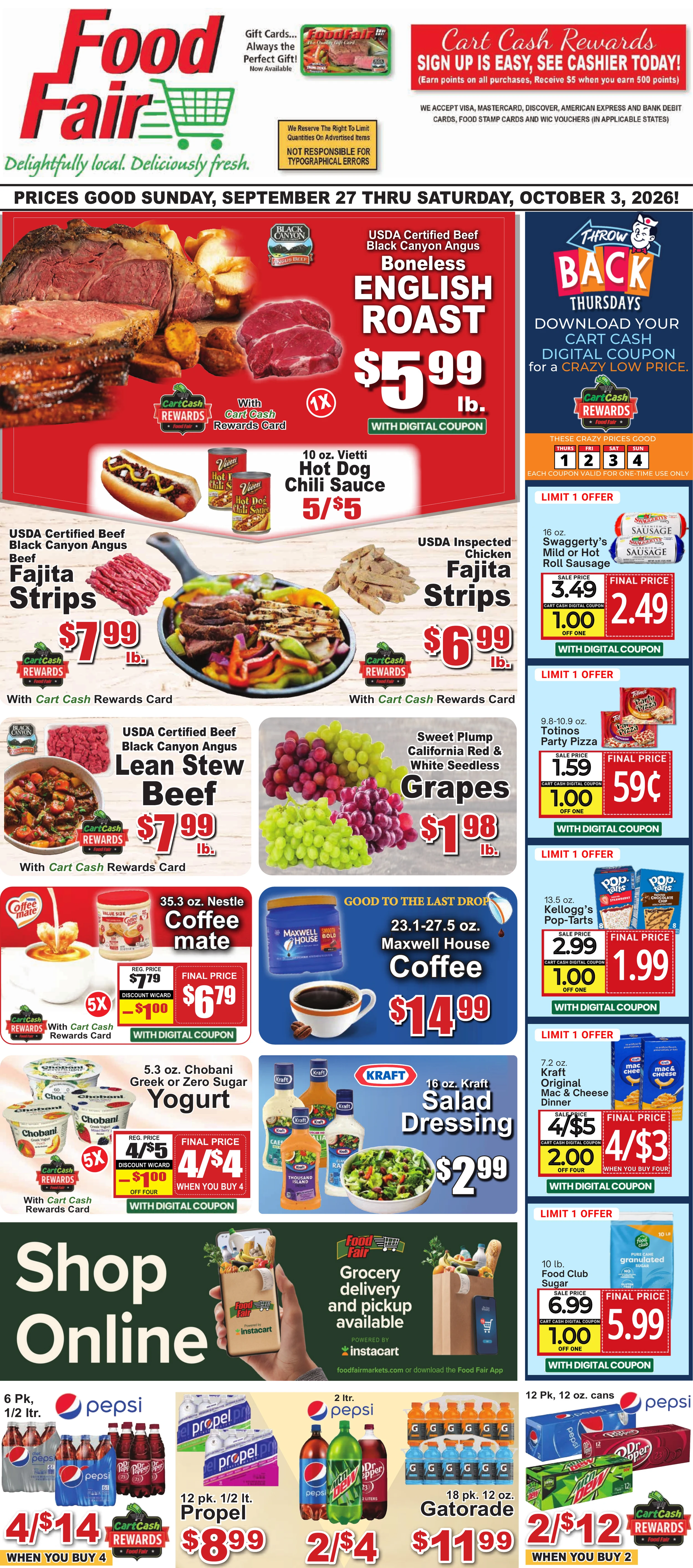 Food Fair Market Weekly Ad - Page 1
