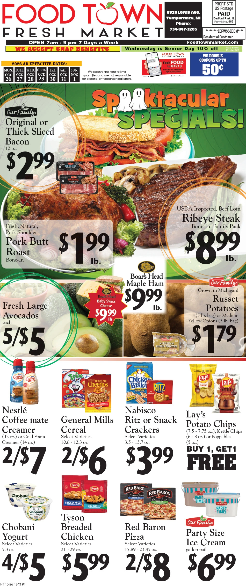 Food Town Temperance Weekly Specials - Page 1