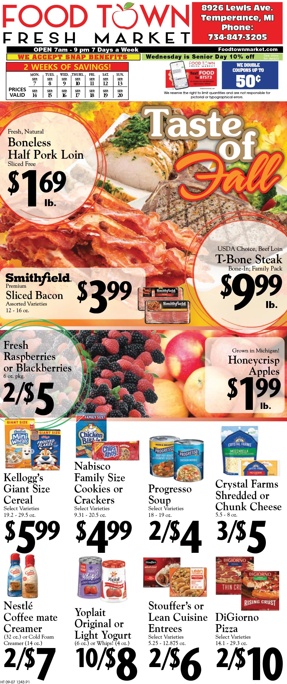 Food Town Temperance Weekly Specials - Page 1