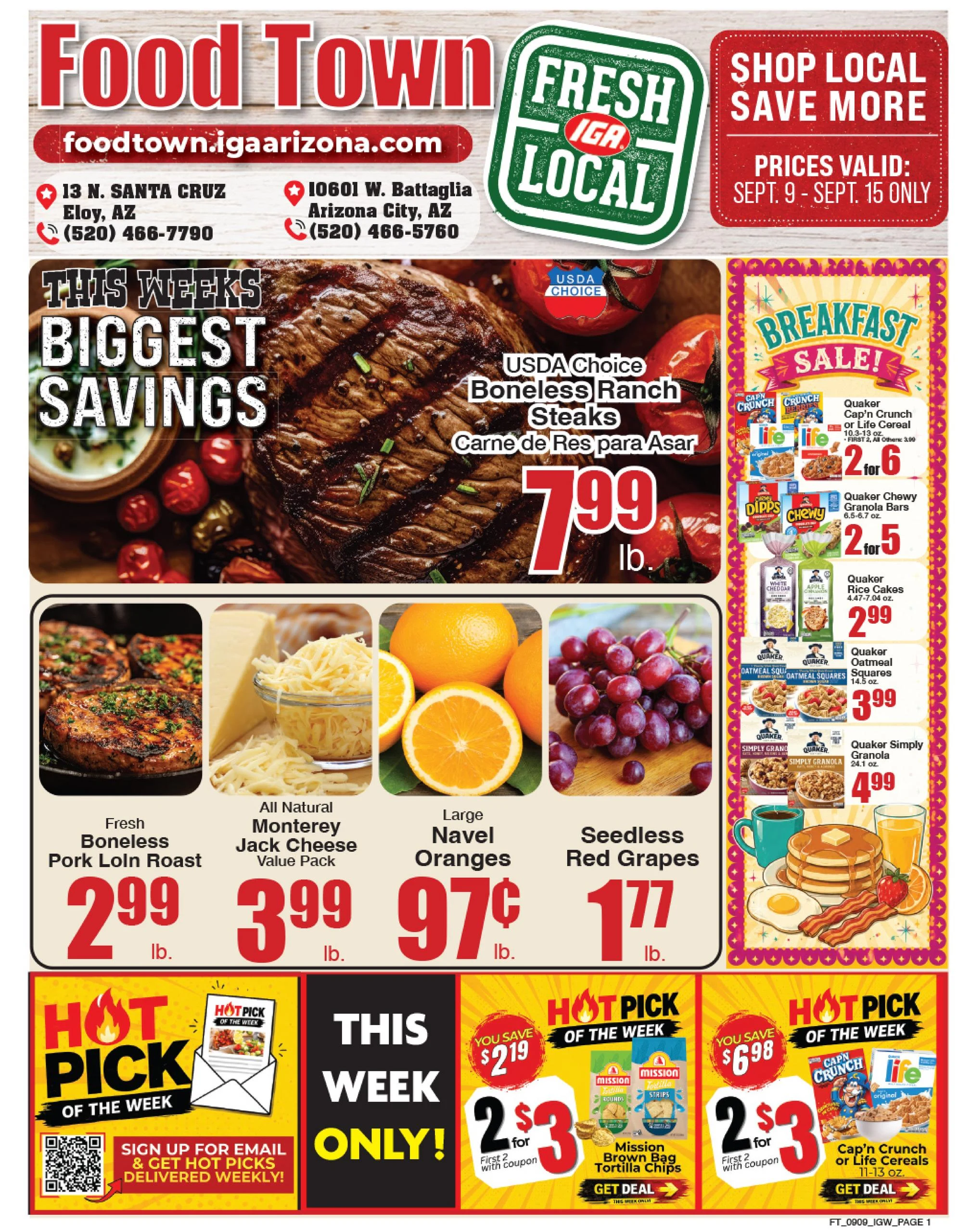 FoodTown IGA Indexed Weekly - Page 1