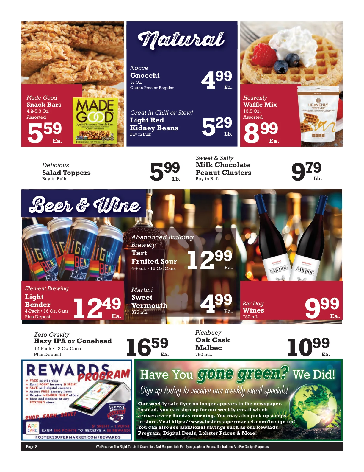Foster's Greenfield Weekly Ad - Page 8
