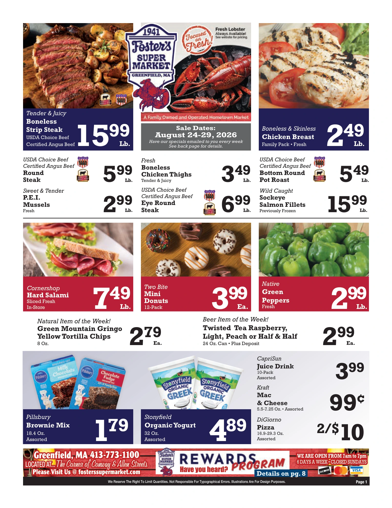 Foster's Greenfield Foster's Greenfield - Page 1