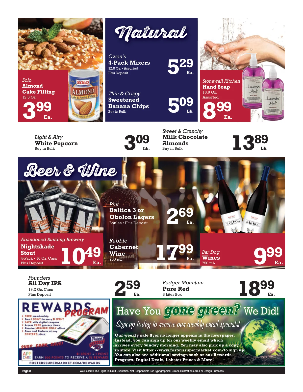 Foster's Greenfield Weekly Ad - Page 8