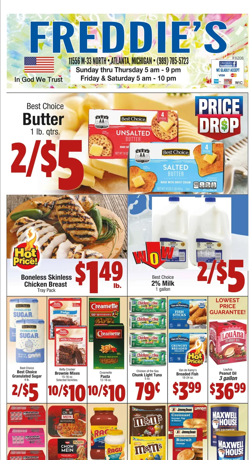 Freddie's Falling Prices!