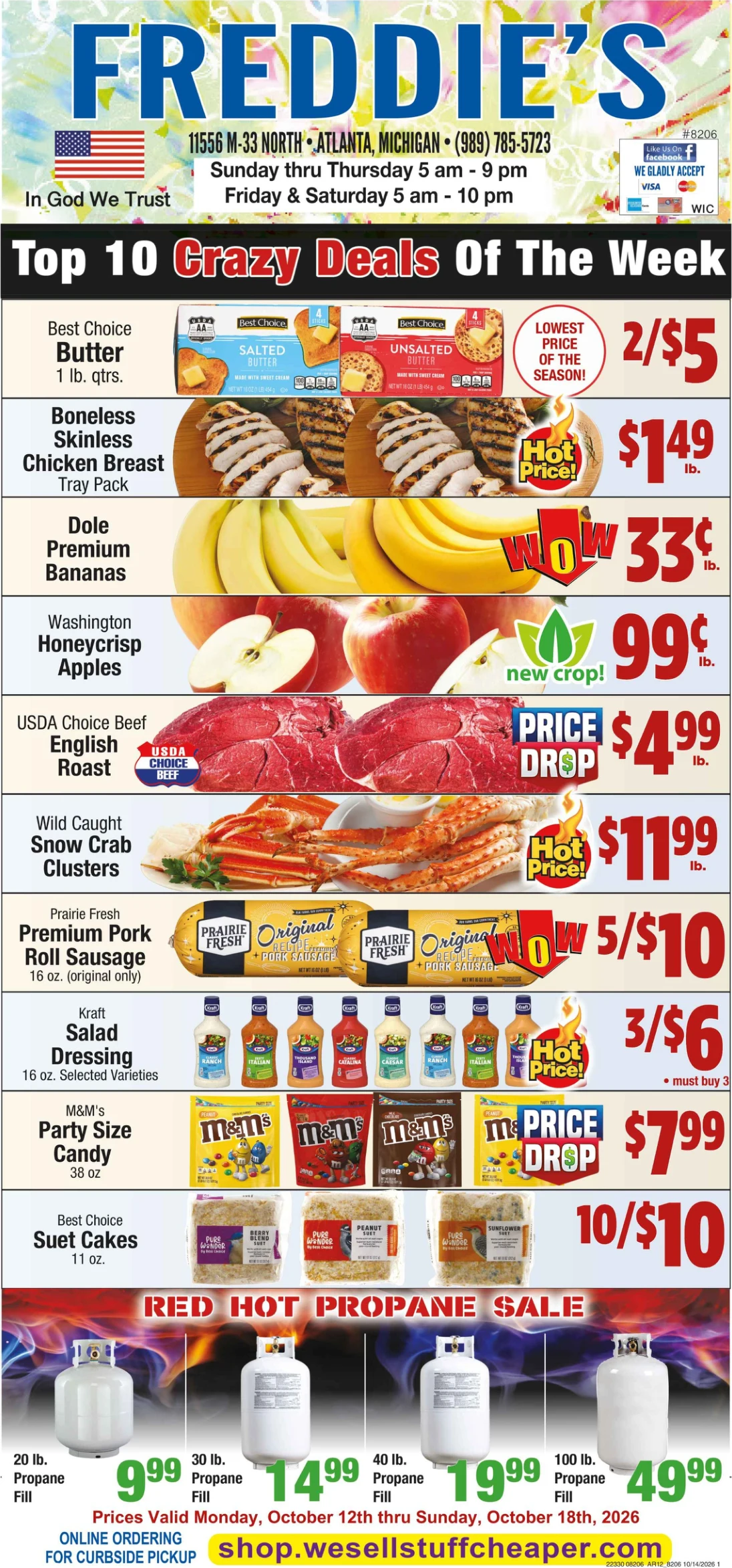 Freddie's Family Market Freddie's TOP 10 CRAZY DEALS - Page 1