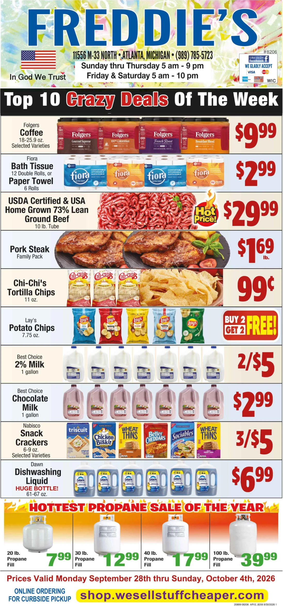 Freddie's Family Market Freddie's 10 Crazy Deals & Buy 5 Save $5 - Page 1