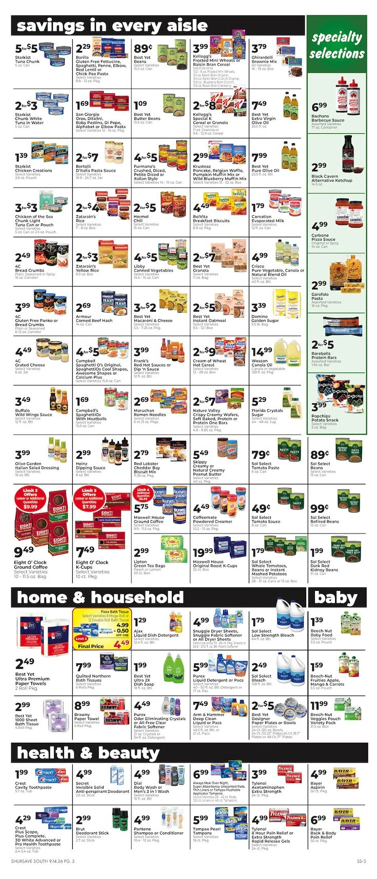 Freed's Supermarket Weekly Ad - Page 3