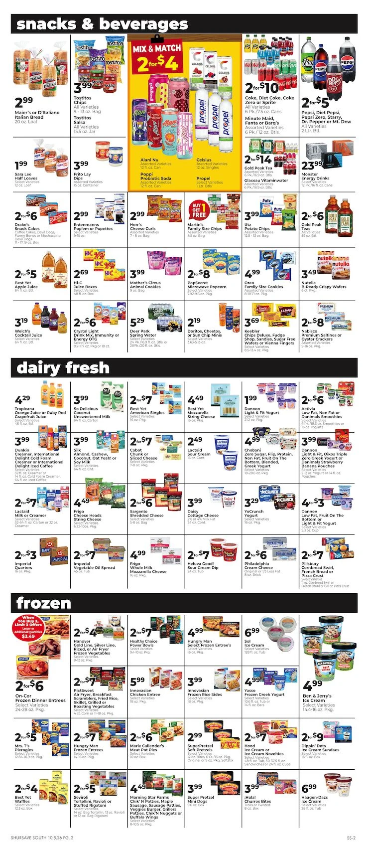 Freed's Supermarket Weekly Ad - Page 2