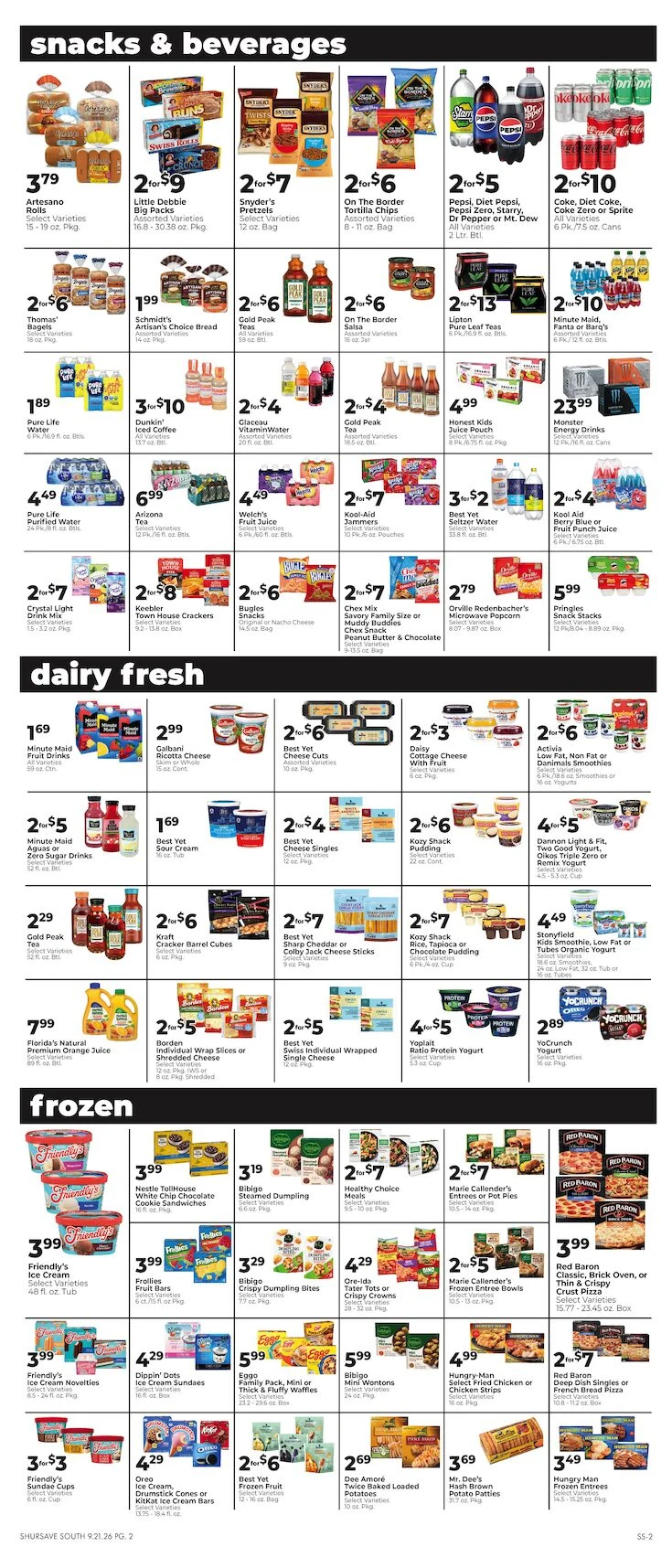 Freed's Supermarket Weekly Ad - Page 2