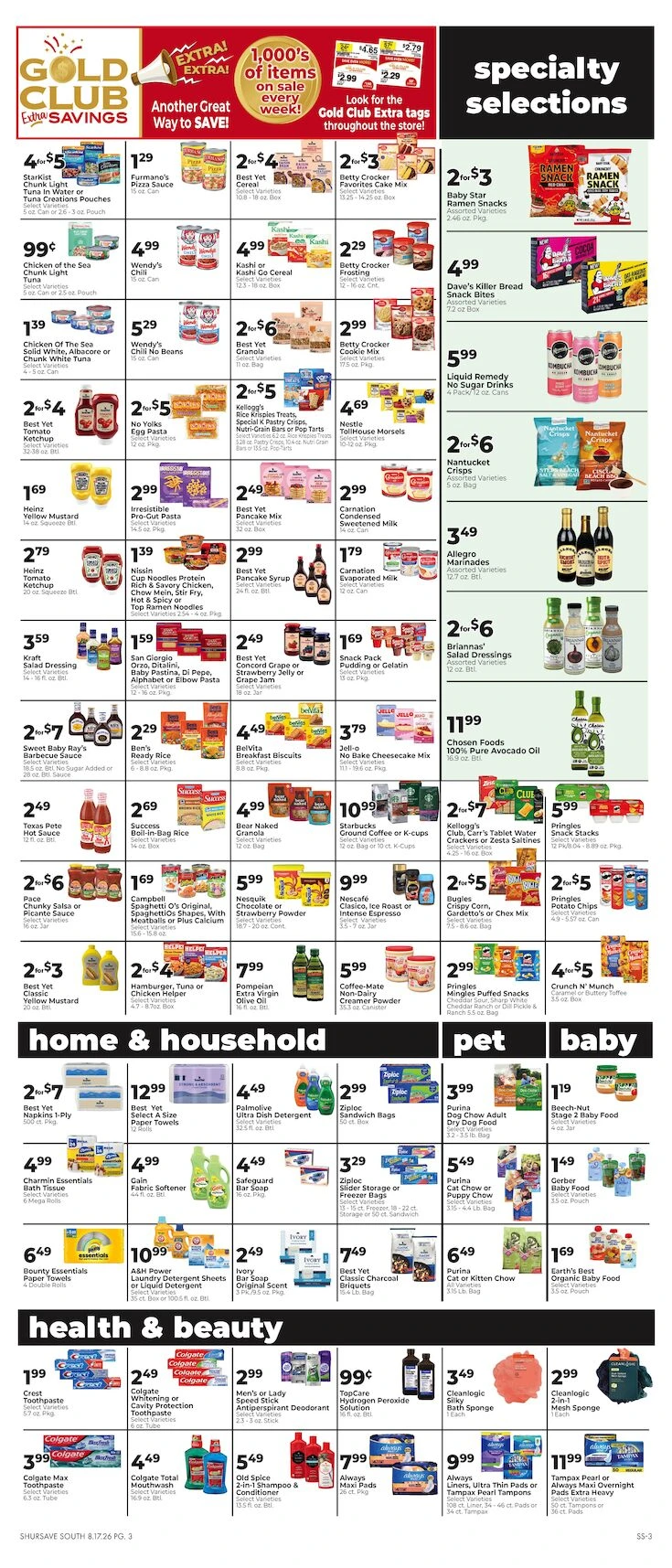 Freed's Supermarket Weekly Ad - Page 3
