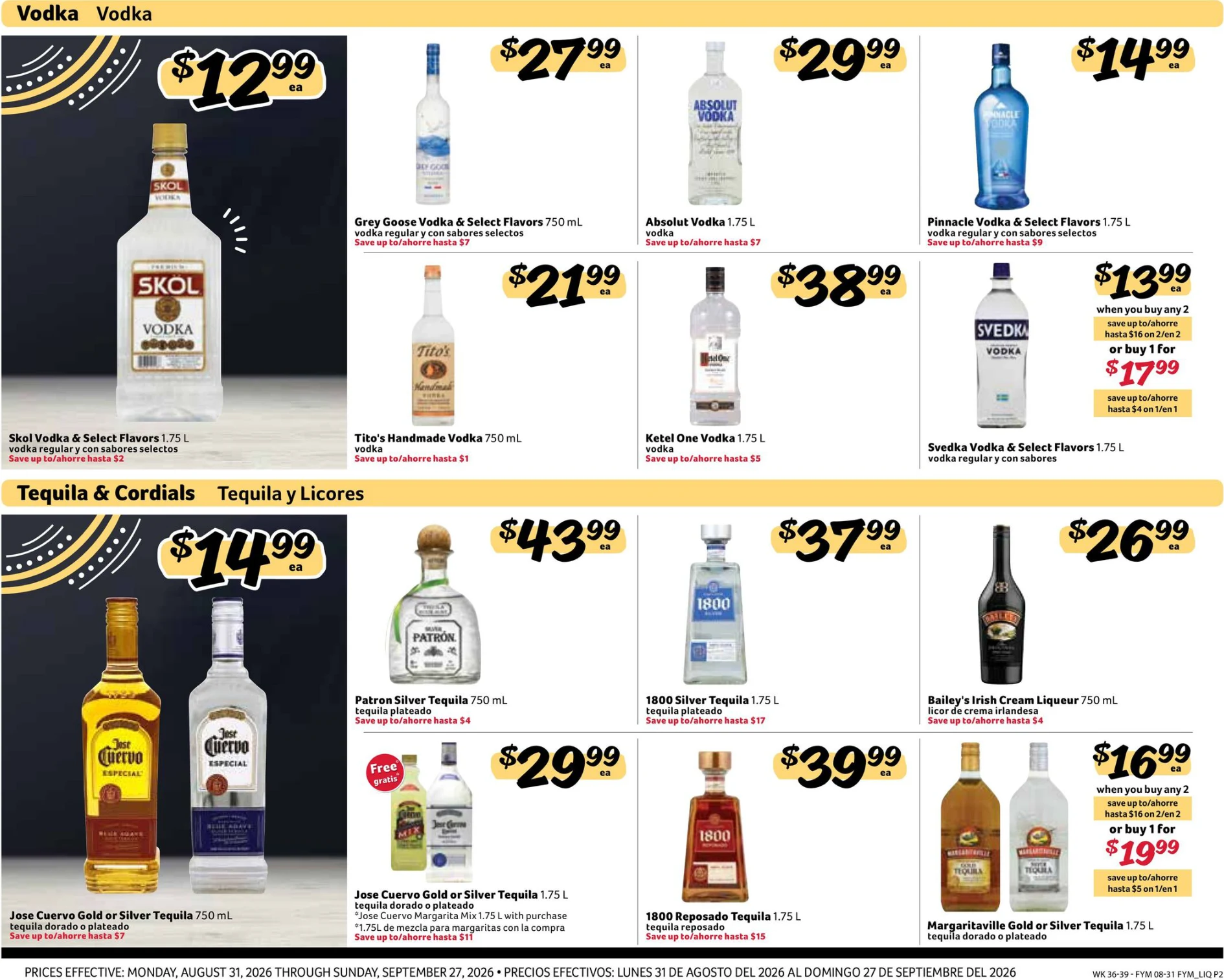Fresco Y Mas Alcohol Flyer - Page 2