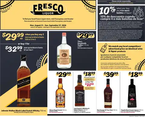 Alcohol Flyer