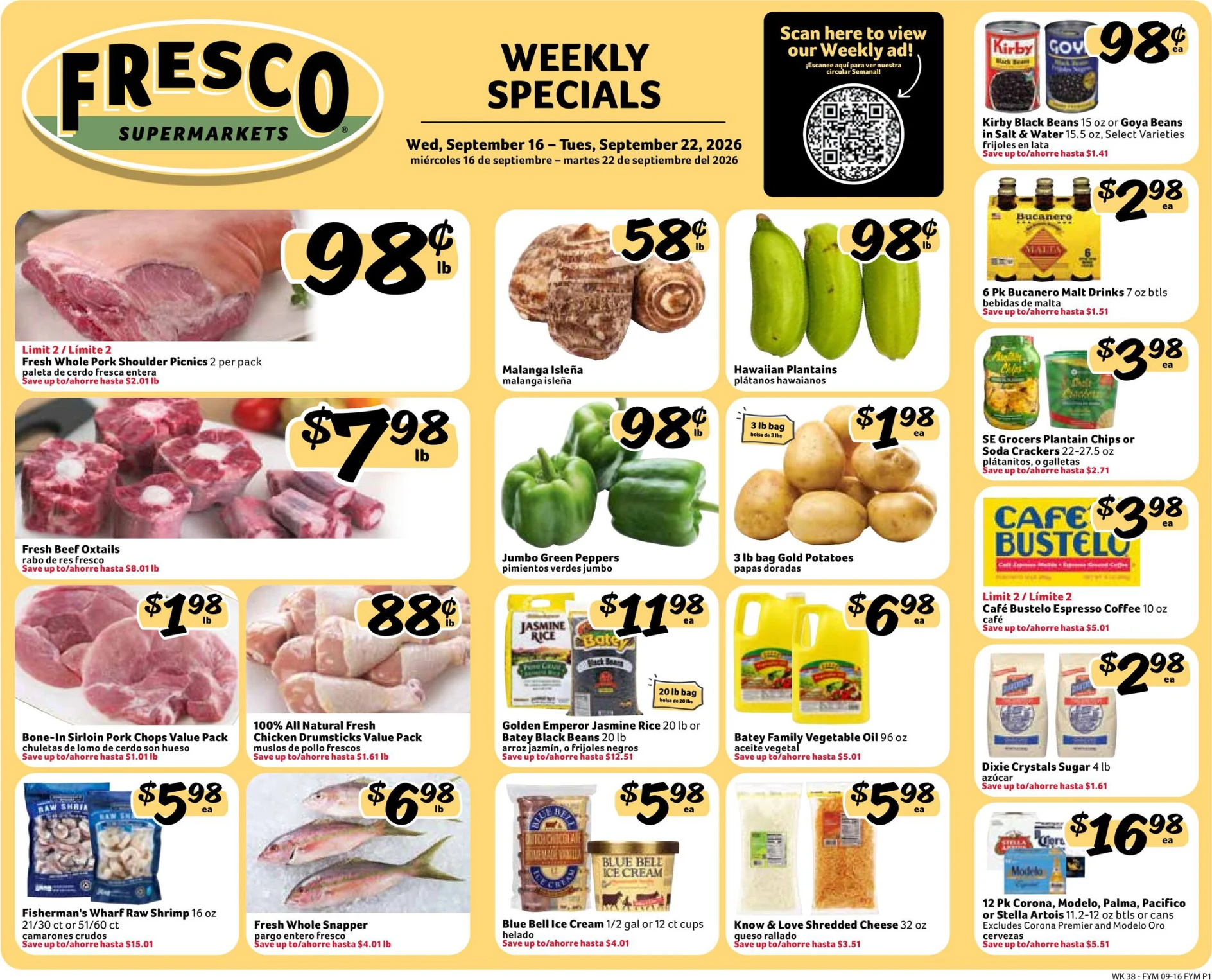 Fresco Y Mas Weekly Circular - Page 1