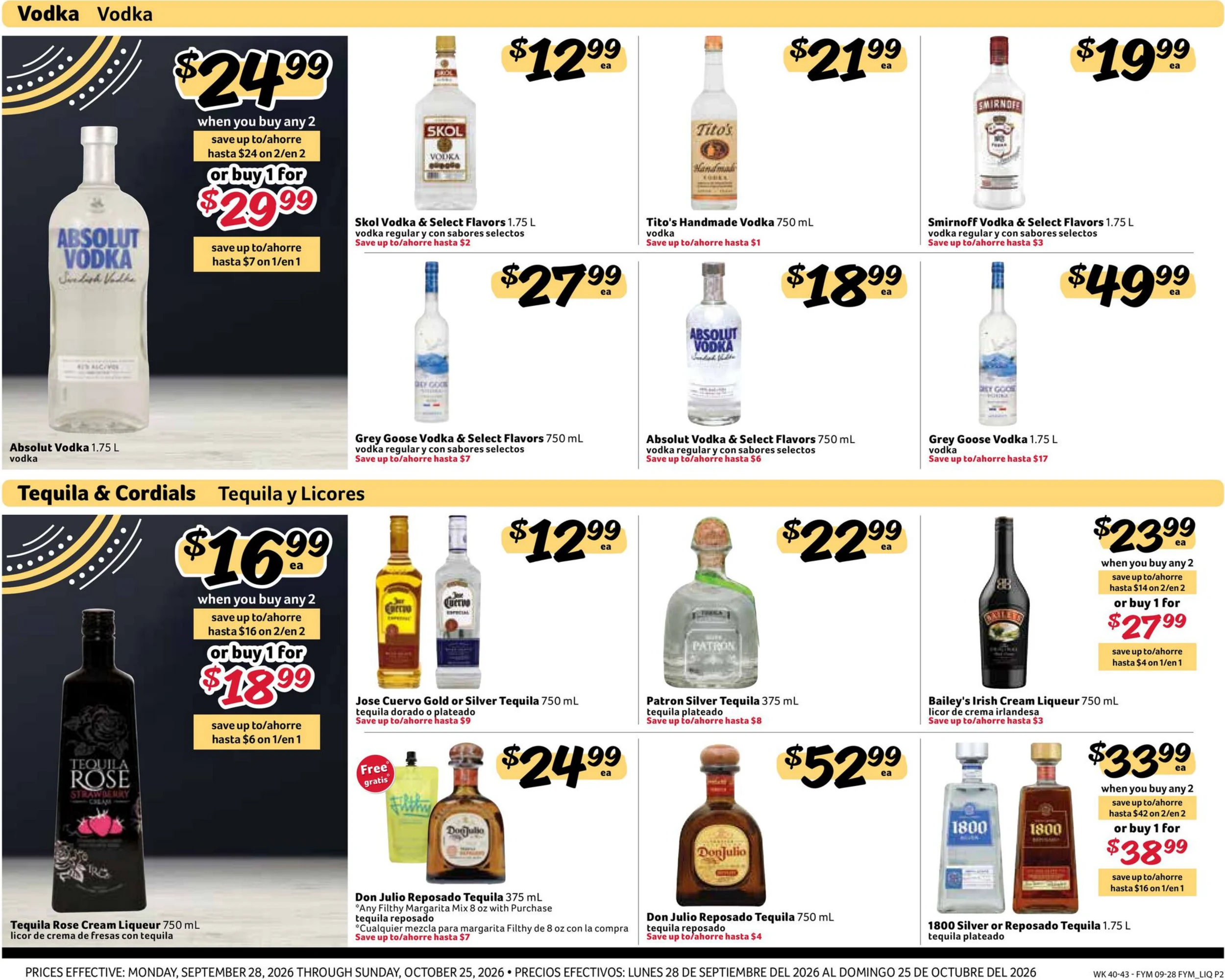 Fresco Y Mas Alcohol Flyer - Page 2