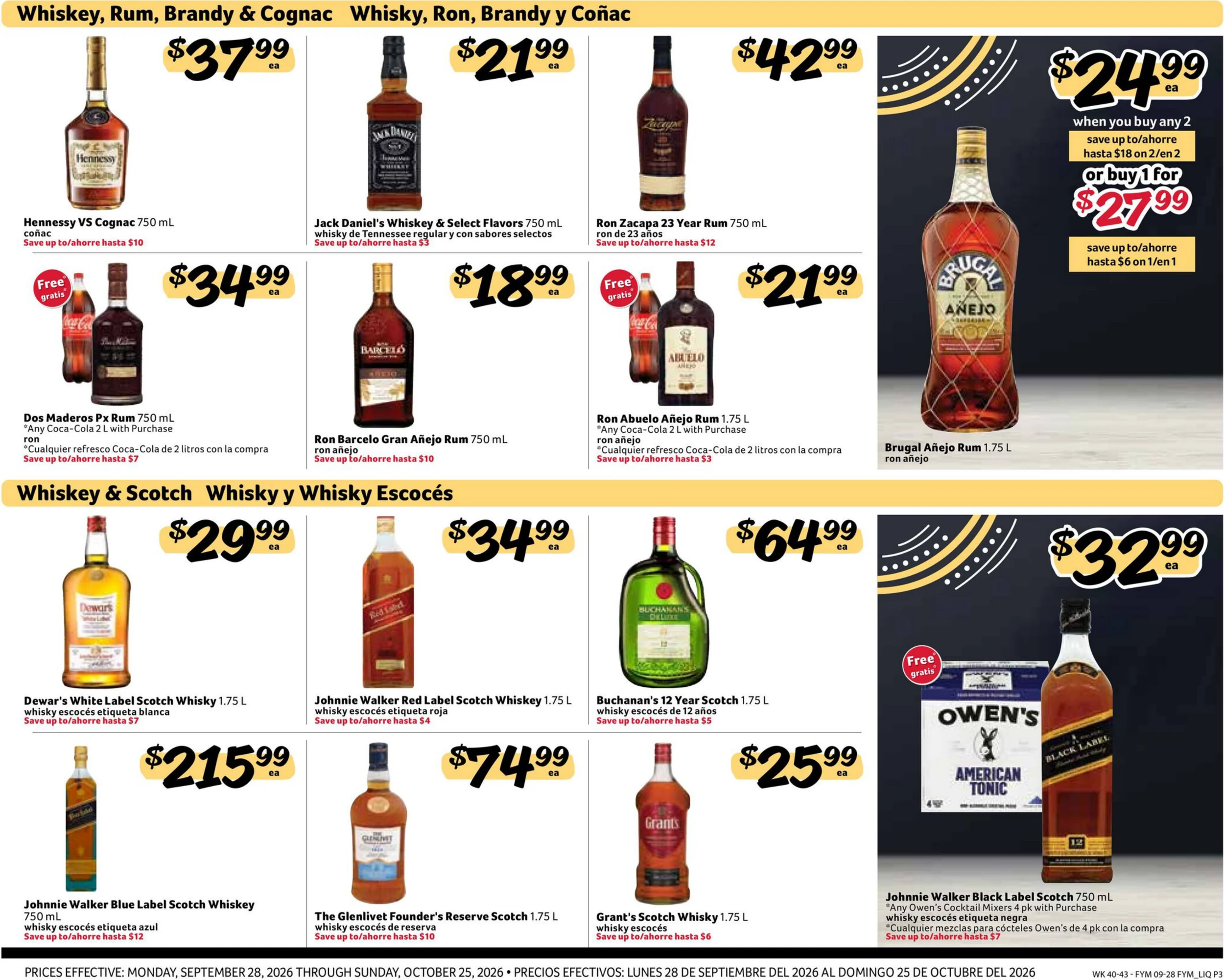 Fresco Y Mas Alcohol Flyer - Page 3