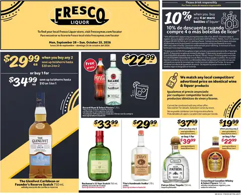 Alcohol Flyer