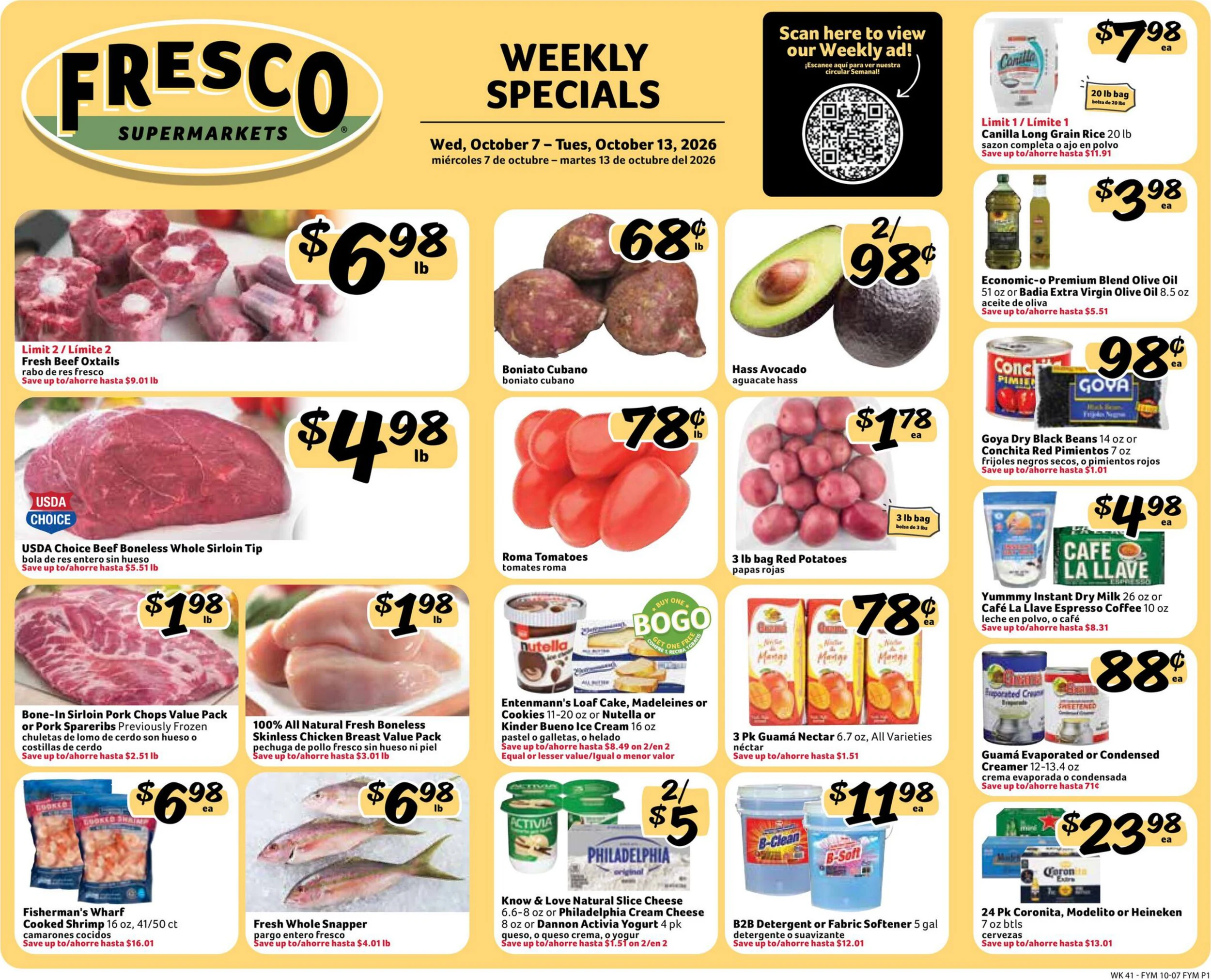 Fresco Y Mas Weekly Circular - Page 1