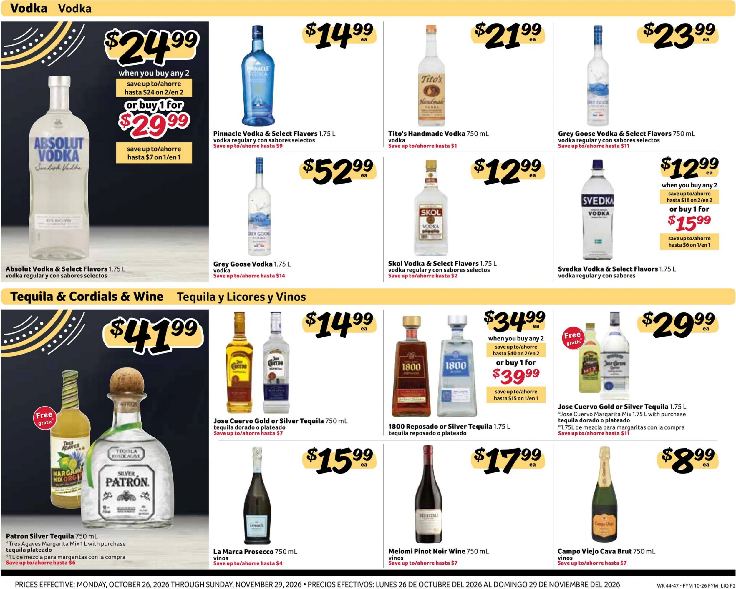 Fresco Y Mas Alcohol Flyer - Page 2