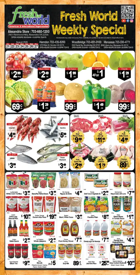HERNDON, MANASSAS, WOODBRIDGE WEEKLY SALE