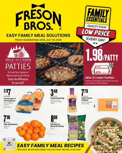 Family Essentials Flyer