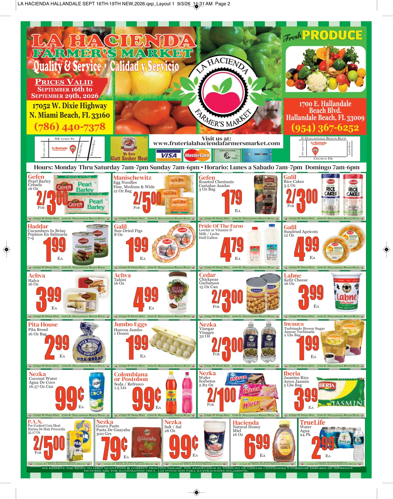 Fruteria La Hacienda Market Weekly Specials - Page 2