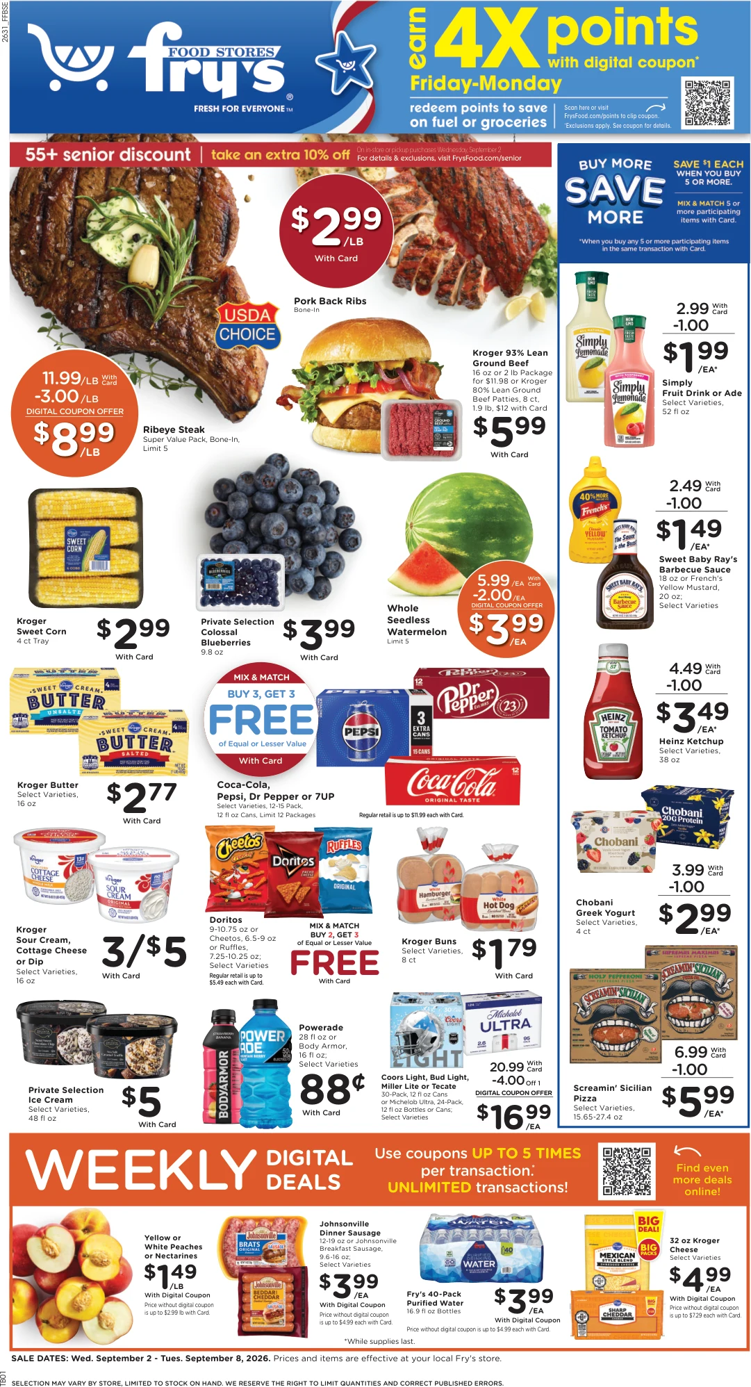 Fry's Food Stores Weekly Ad - Page 1