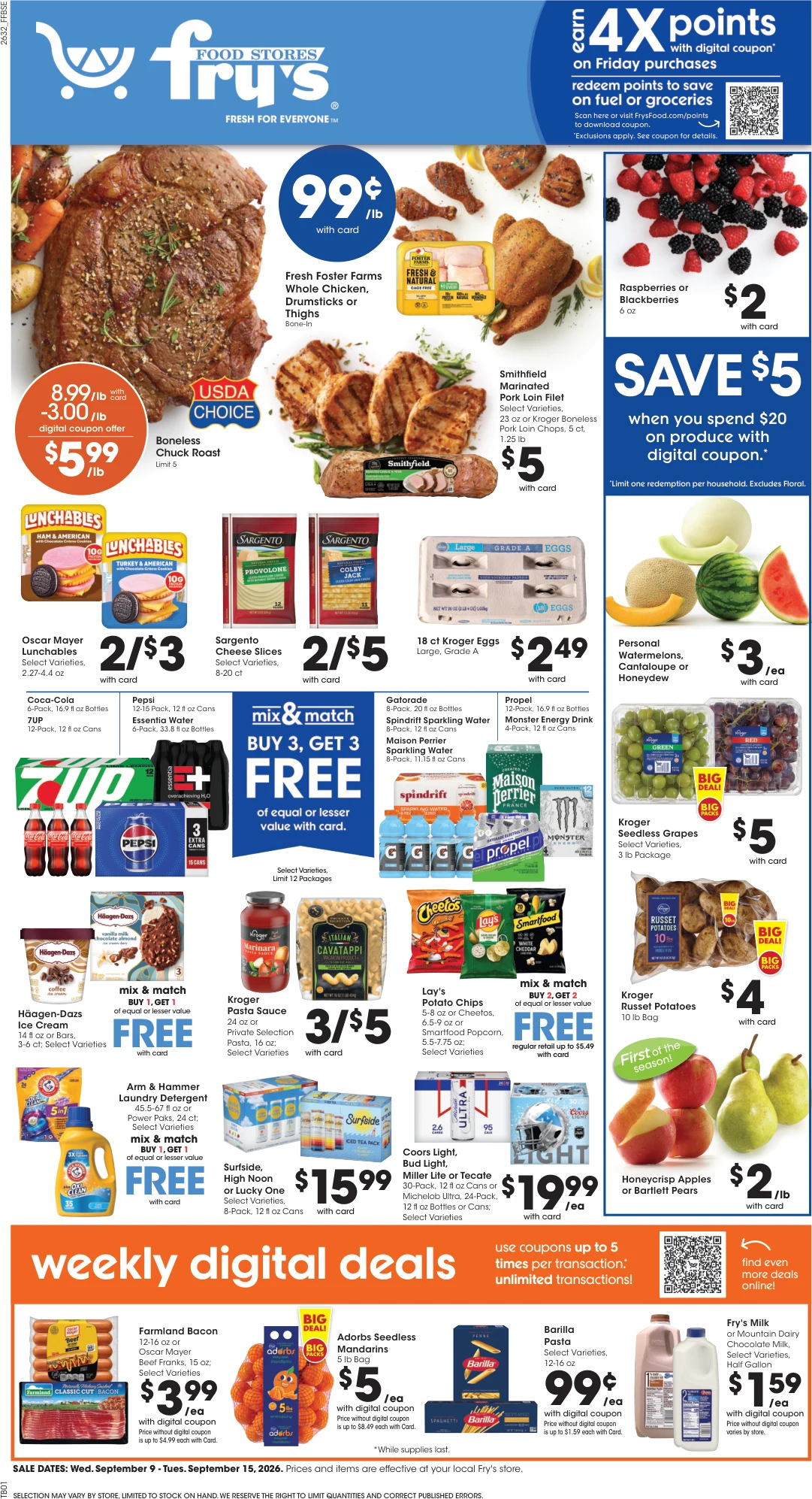 Fry's Food Stores Weekly Ad - Page 1