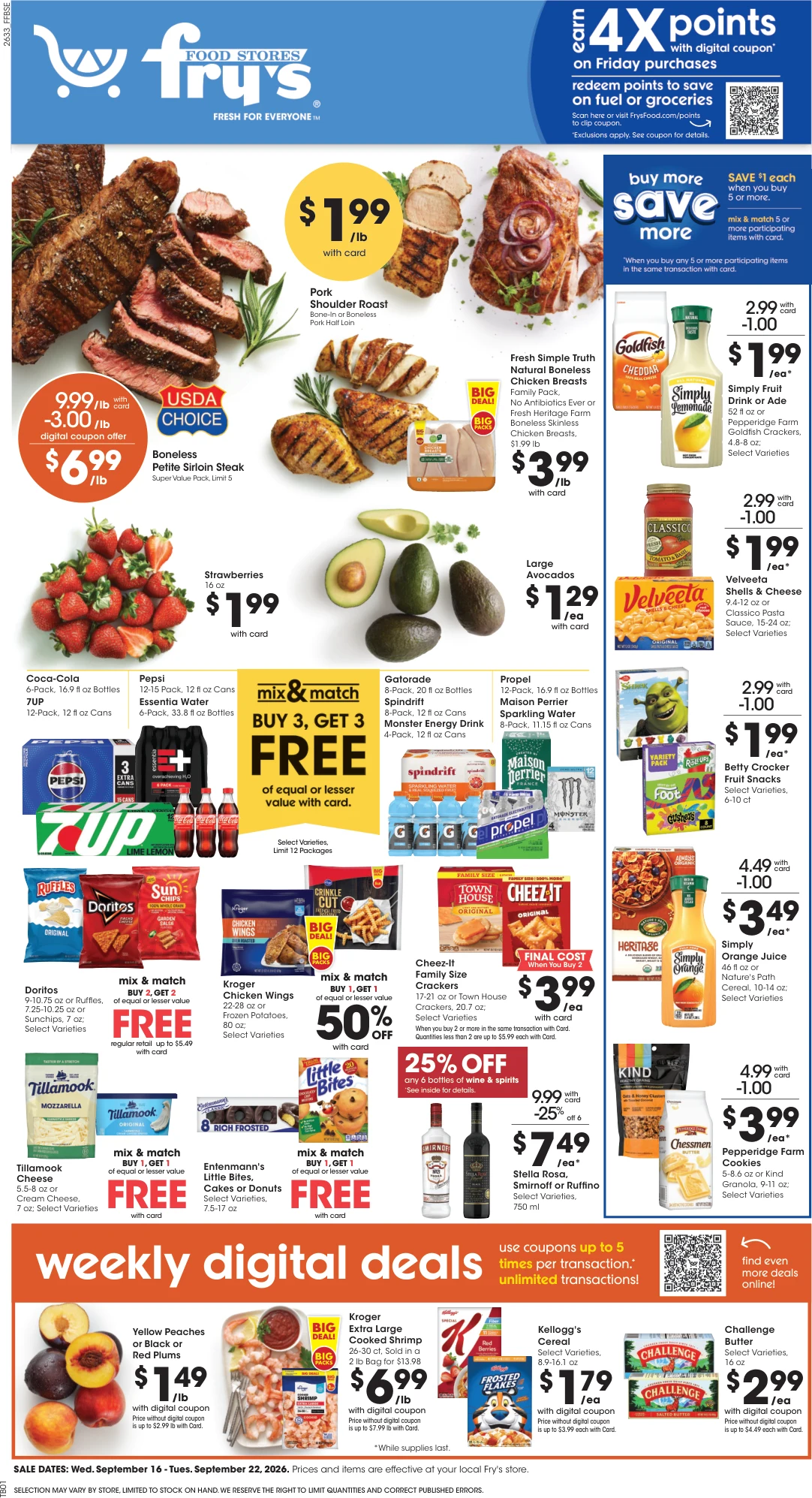 Fry's Food Stores Weekly Ad - Page 1
