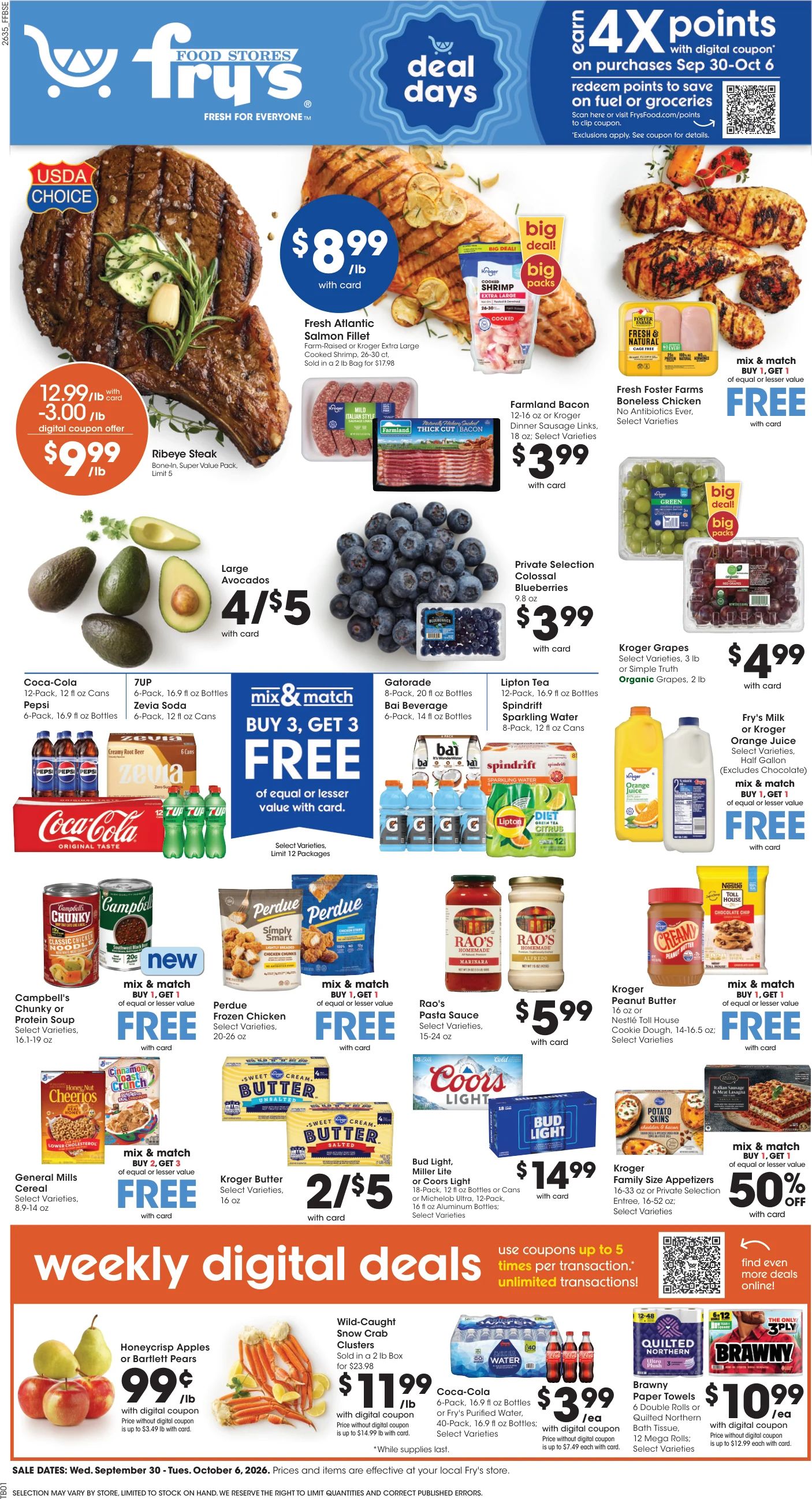 Fry's Food Stores Weekly Ad - Page 1