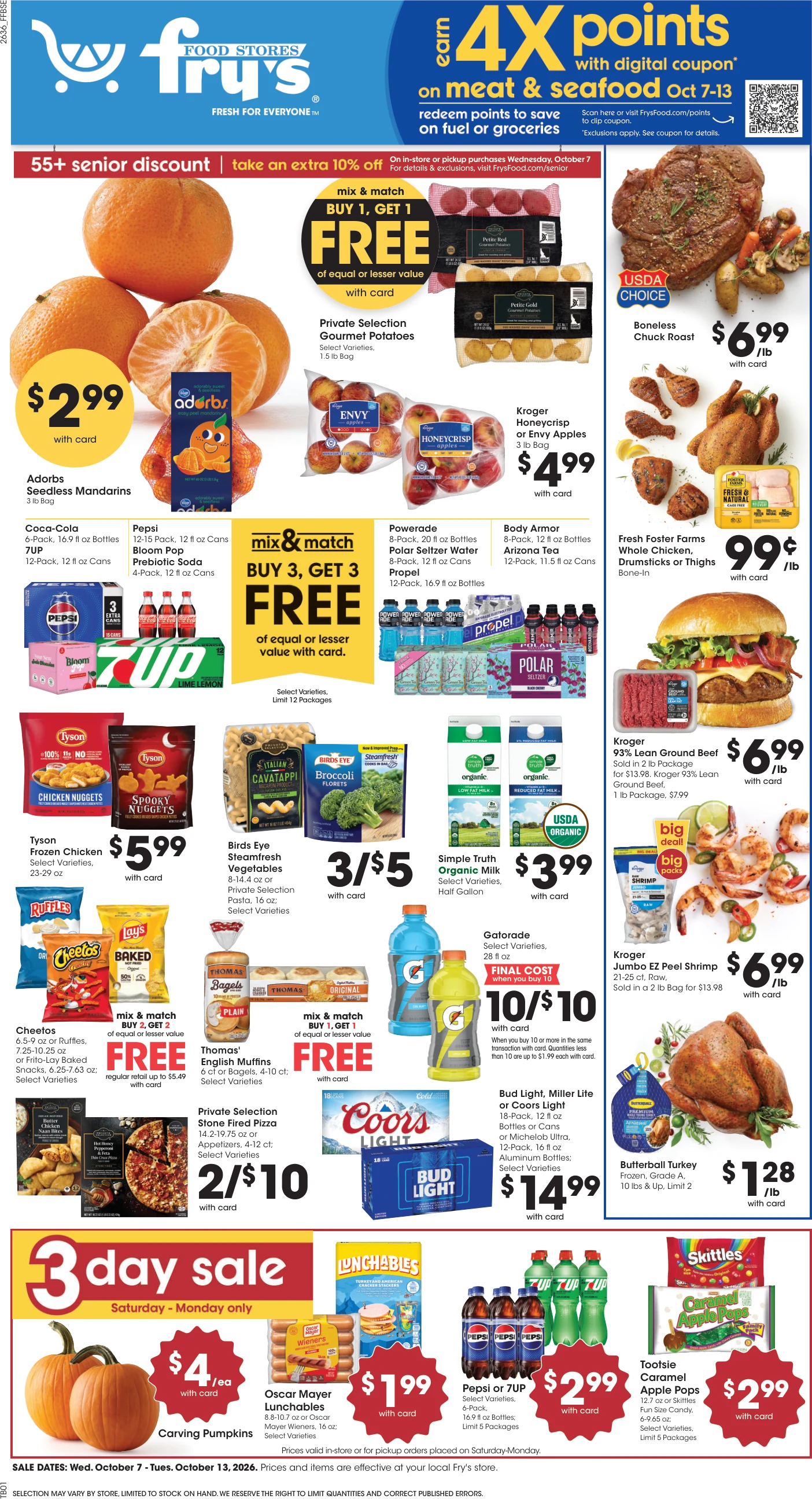 Fry's Food Stores Weekly Ad - Page 1