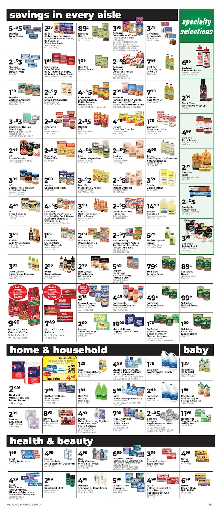 G.&E./Hocker's Weekly Ad - Page 3