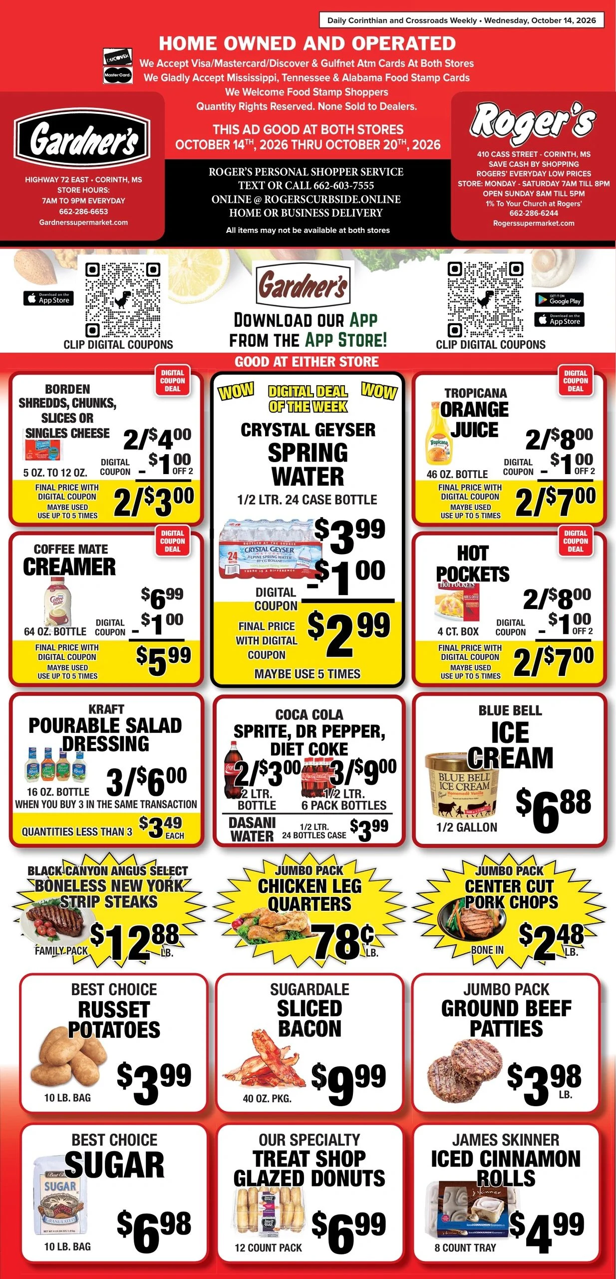 Gardner's Supermarket Gardner's Supermarket Weekly Ad - Page 1