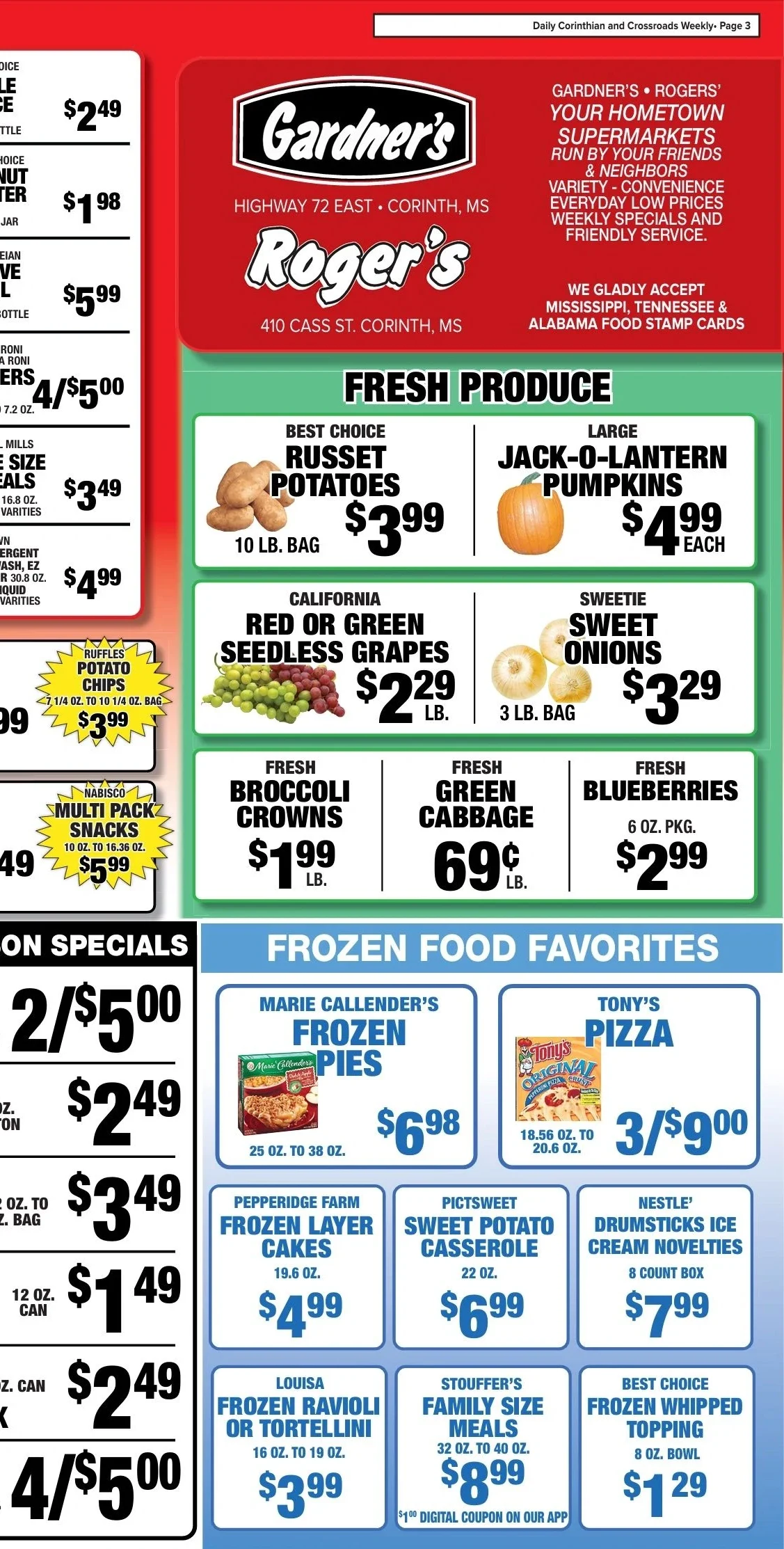 Gardner's Supermarket Gardner's Supermarket Weekly Ad - Page 3